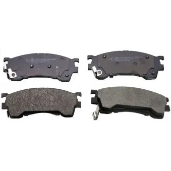 Jeu de 4 plaquettes de frein avant DENCKERMANN B110431