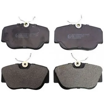 Jeu de 4 plaquettes de frein avant DENCKERMANN B110435