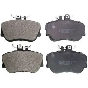 Jeu de 4 plaquettes de frein avant DENCKERMANN B110444