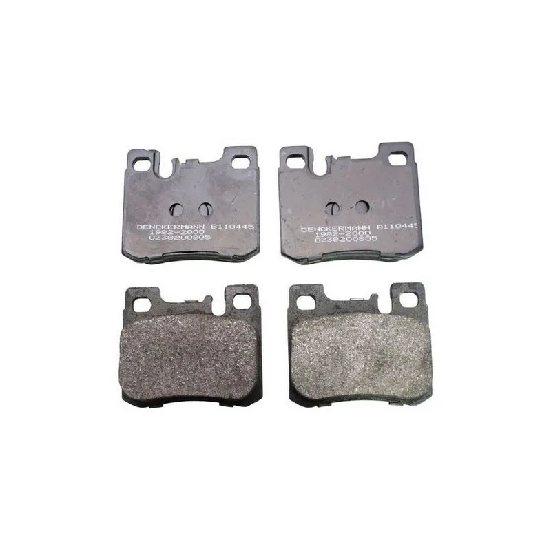 Jeu de 4 plaquettes de frein arrière DENCKERMANN B110445