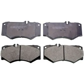 Jeu de 4 plaquettes de frein avant DENCKERMANN B110458