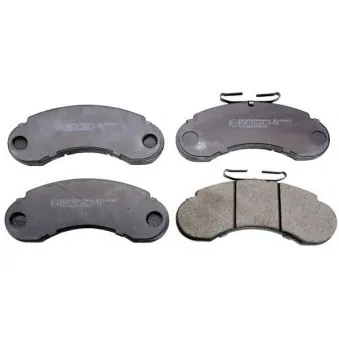 Jeu de 4 plaquettes de frein avant DENCKERMANN B110460