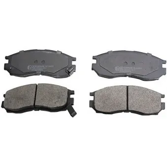 Jeu de 4 plaquettes de frein avant DENCKERMANN B110489