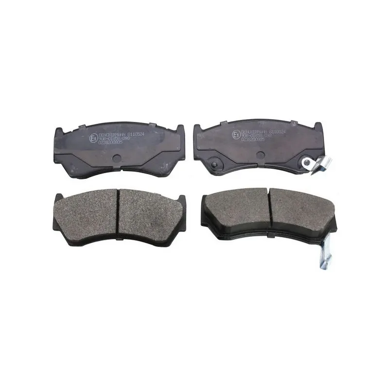 Jeu de 4 plaquettes de frein avant DENCKERMANN B110524