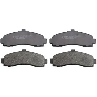 Jeu de 4 plaquettes de frein avant DENCKERMANN B110544