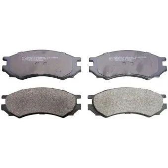 Jeu de 4 plaquettes de frein avant DENCKERMANN B110559