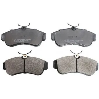 Jeu de 4 plaquettes de frein avant DENCKERMANN B110561