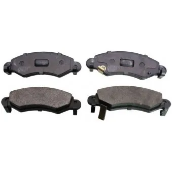 Jeu de 4 plaquettes de frein avant DENCKERMANN B110572