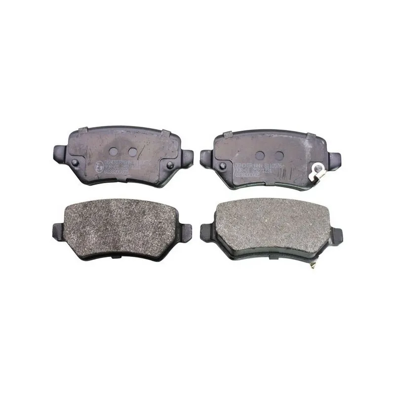 Jeu de 4 plaquettes de frein arrière DENCKERMANN B110576