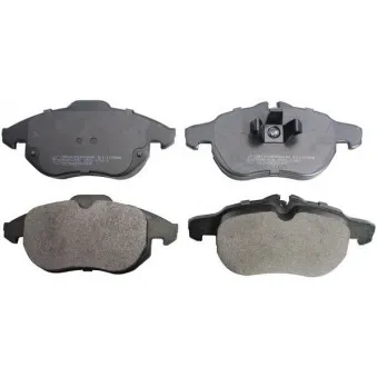 Jeu de 4 plaquettes de frein avant DENCKERMANN B110584