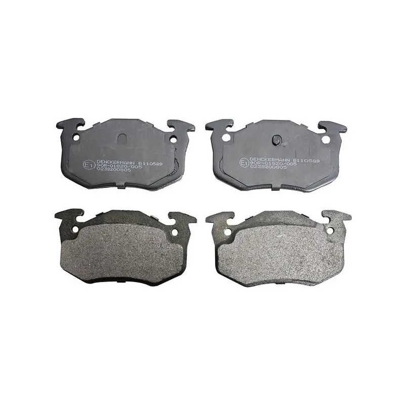 Jeu de 4 plaquettes de frein arrière DENCKERMANN B110589