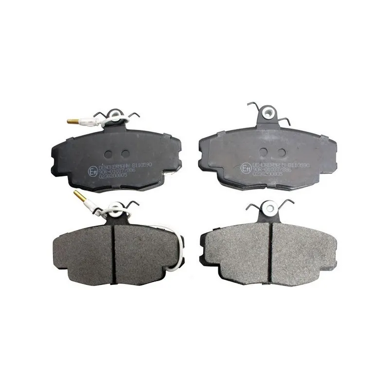 Jeu de 4 plaquettes de frein avant DENCKERMANN B110590