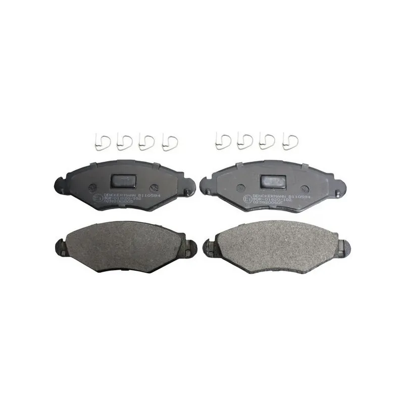 Jeu de 4 plaquettes de frein avant DENCKERMANN B110594