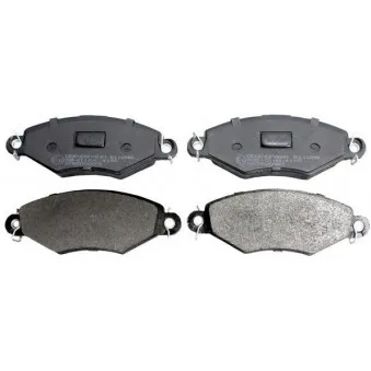 Jeu de 4 plaquettes de frein avant DENCKERMANN B110596