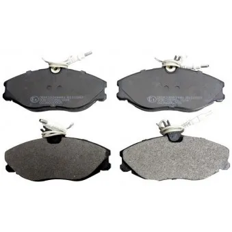 Jeu de 4 plaquettes de frein avant DENCKERMANN B110597