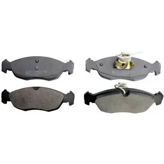 Jeu de 4 plaquettes de frein avant DENCKERMANN B110598