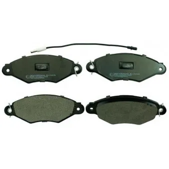 Jeu de 4 plaquettes de frein avant DENCKERMANN B110648