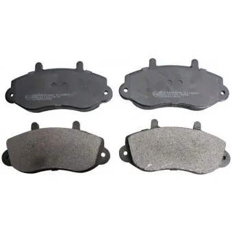 Jeu de 4 plaquettes de frein avant DENCKERMANN B110654