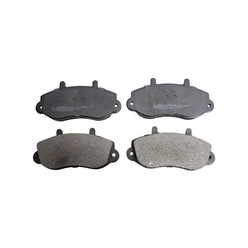 Jeu de 4 plaquettes de frein avant DENCKERMANN B110654