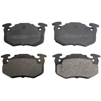 Jeu de 4 plaquettes de frein avant DENCKERMANN B110660