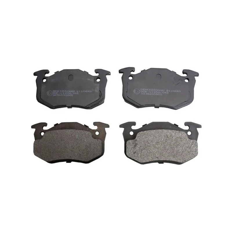 Jeu de 4 plaquettes de frein avant DENCKERMANN B110660