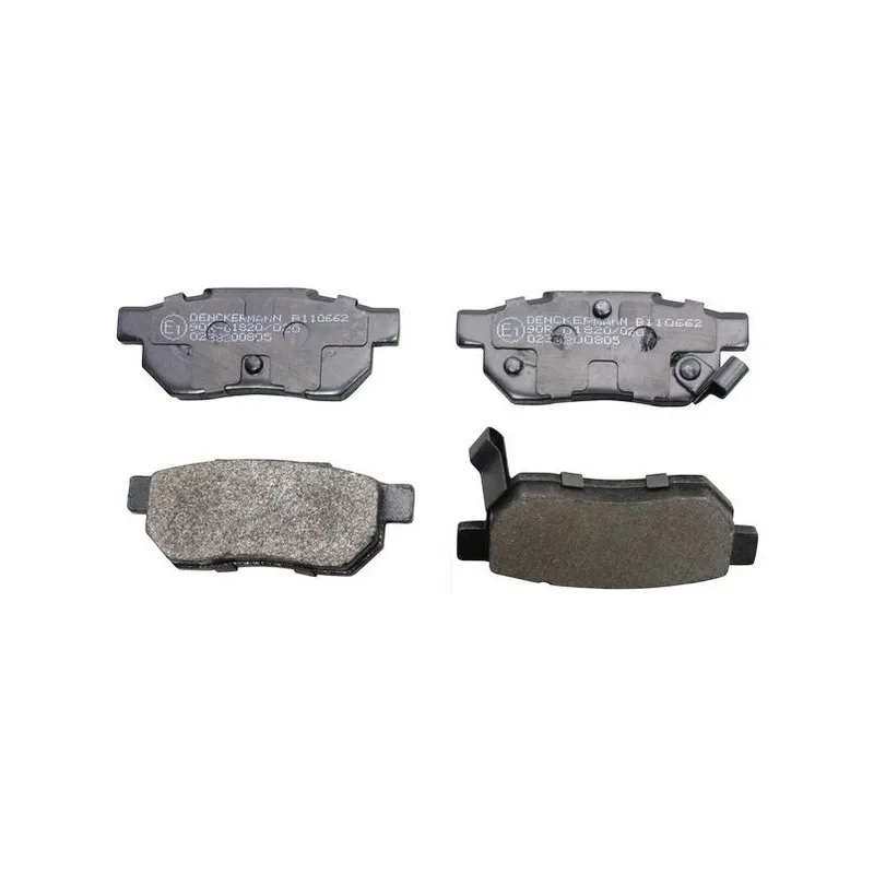 Jeu de 4 plaquettes de frein arrière DENCKERMANN B110662
