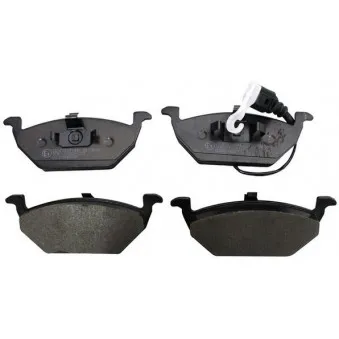 Jeu de 4 plaquettes de frein avant DENCKERMANN B110690