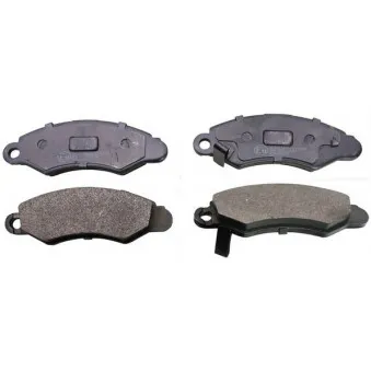 Jeu de 4 plaquettes de frein avant DENCKERMANN B110709