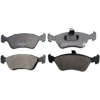 Jeu de 4 plaquettes de frein avant DENCKERMANN B110732