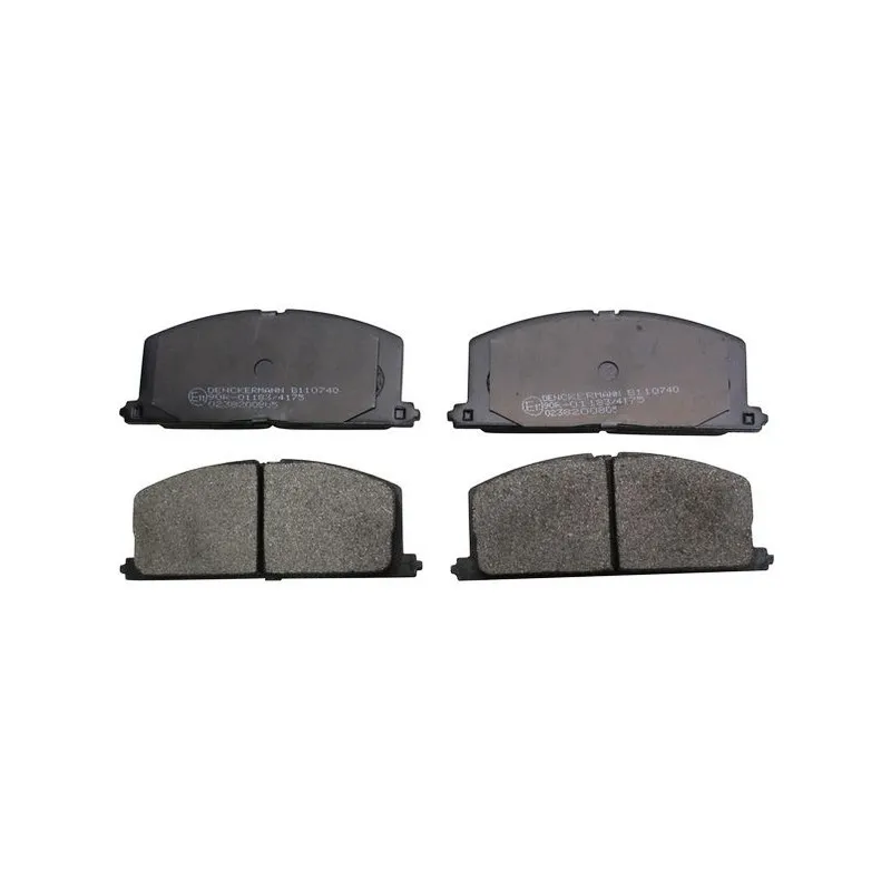 Jeu de 4 plaquettes de frein avant DENCKERMANN B110740