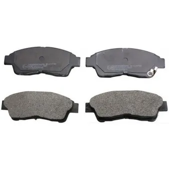 Jeu de 4 plaquettes de frein avant DENCKERMANN B110742