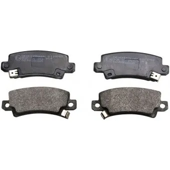 Jeu de 4 plaquettes de frein arrière DENCKERMANN B110753
