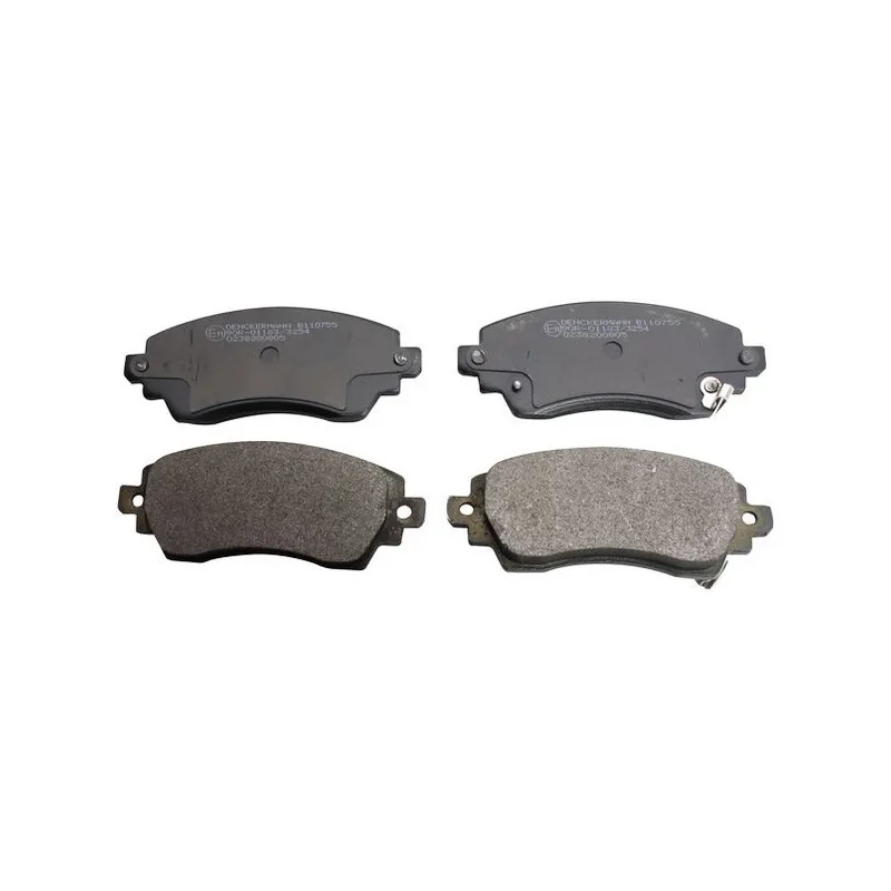 Jeu de 4 plaquettes de frein avant DENCKERMANN B110755
