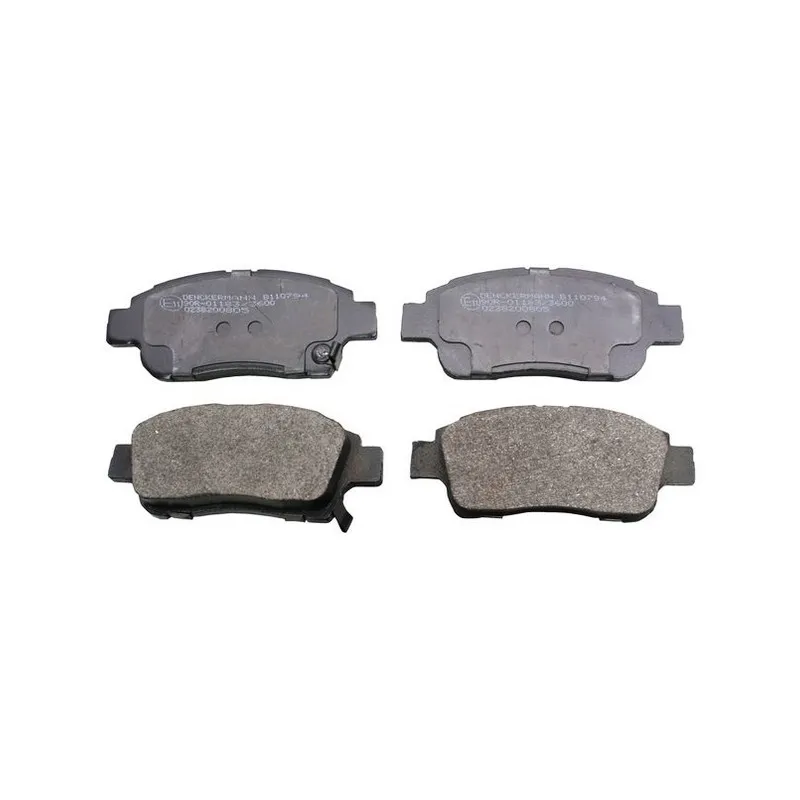 Jeu de 4 plaquettes de frein avant DENCKERMANN B110794