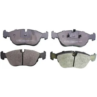 Jeu de 4 plaquettes de frein avant DENCKERMANN B110810