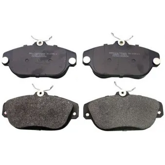 Jeu de 4 plaquettes de frein avant DENCKERMANN B110811