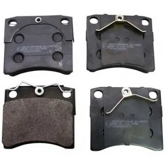 Jeu de 4 plaquettes de frein avant DENCKERMANN B110825