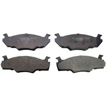 Jeu de 4 plaquettes de frein avant DENCKERMANN B110841