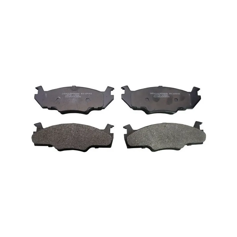 Jeu de 4 plaquettes de frein avant DENCKERMANN B110841