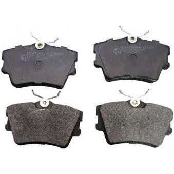 Jeu de 4 plaquettes de frein arrière DENCKERMANN B110847