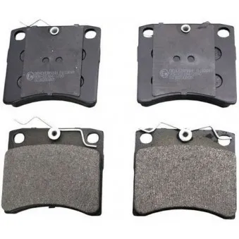 Jeu de 4 plaquettes de frein avant DENCKERMANN B110849