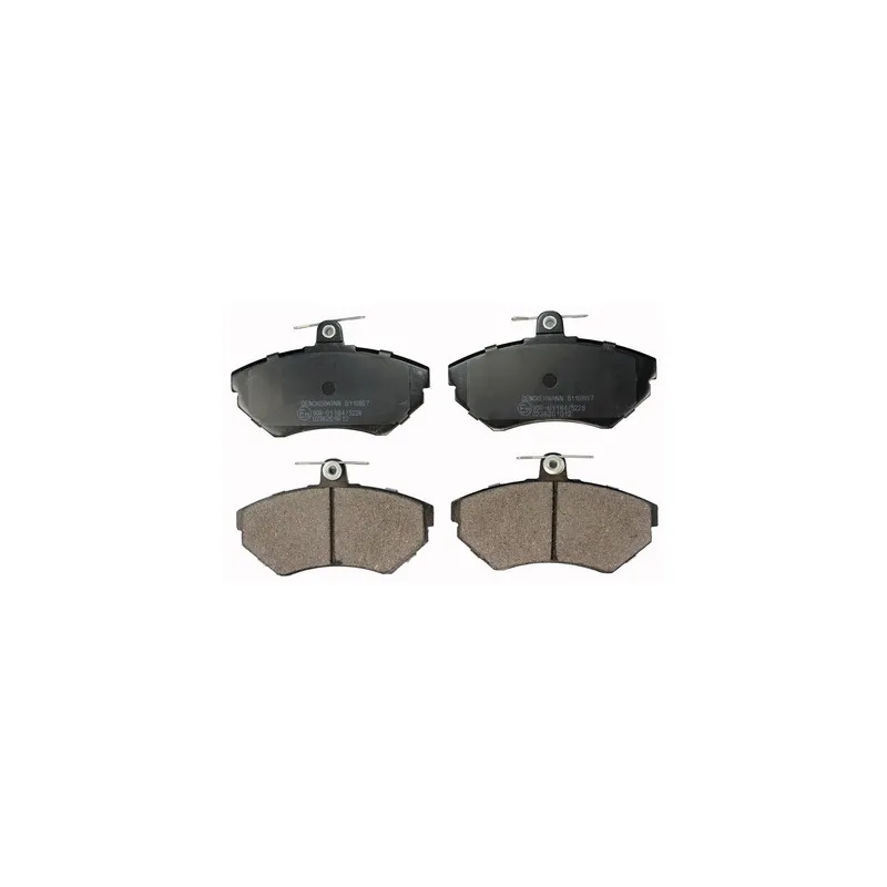 Jeu de 4 plaquettes de frein avant DENCKERMANN B110867