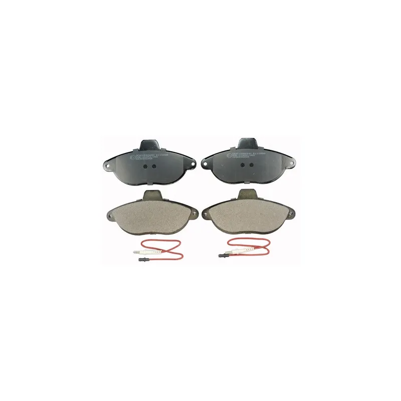Jeu de 4 plaquettes de frein avant DENCKERMANN B110888