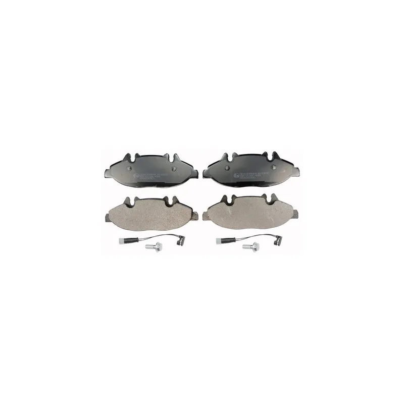Jeu de 4 plaquettes de frein avant DENCKERMANN B110892