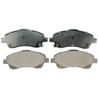 Jeu de 4 plaquettes de frein avant DENCKERMANN B110894