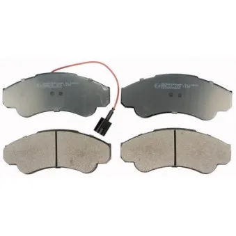 Jeu de 4 plaquettes de frein avant DENCKERMANN B110900