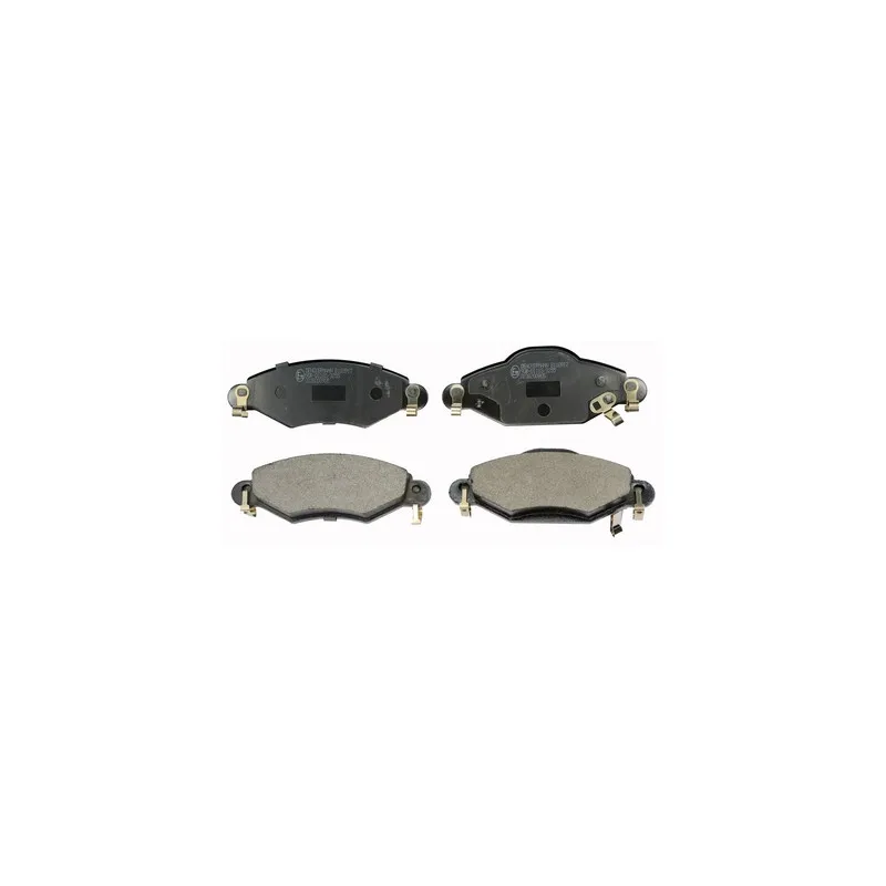 Jeu de 4 plaquettes de frein avant DENCKERMANN B110917