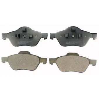 Jeu de 4 plaquettes de frein avant DENCKERMANN B110918