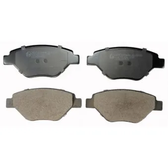 Jeu de 4 plaquettes de frein avant DENCKERMANN B110928