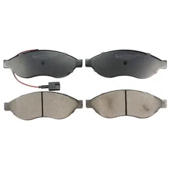 Jeu de 4 plaquettes de frein avant DENCKERMANN B110937